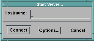 { Start Server Dialog Box
}
