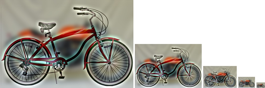 All Sizes of the Hybrid motorcycle-bicycle image.