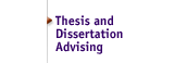 Thesis and Dissertation Advising