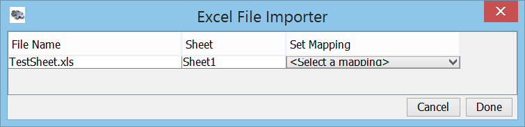 Excel File Importer