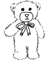 The teddy bear in question