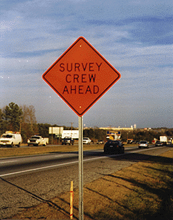 Survey Crew Ahead