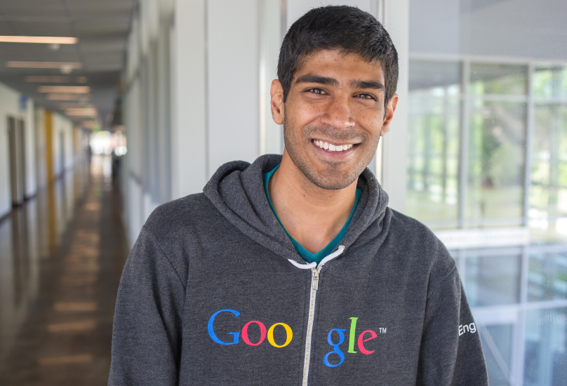 student working for google