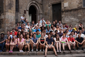 group photo of students on study abroad program