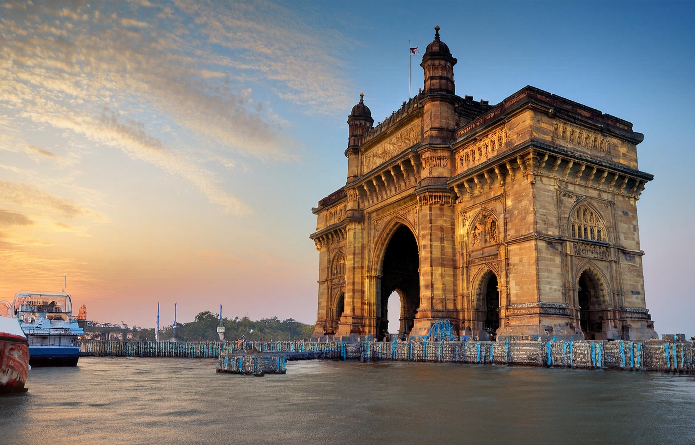 Mumbai at sunset