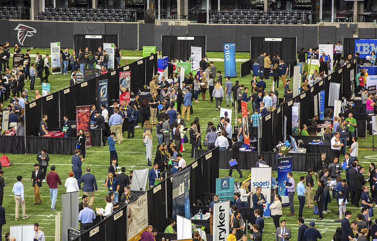 GT Compuitng Career Fair at Mercedes-Benz stadium