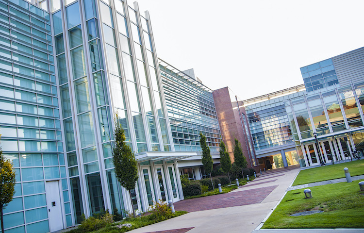 A view of the Klaus Advanced Computing Building at Georgia Tech