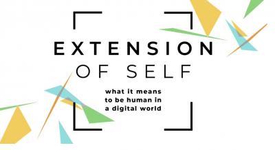 graphic for Extension of Self exhibit at the Georgia Tech Library