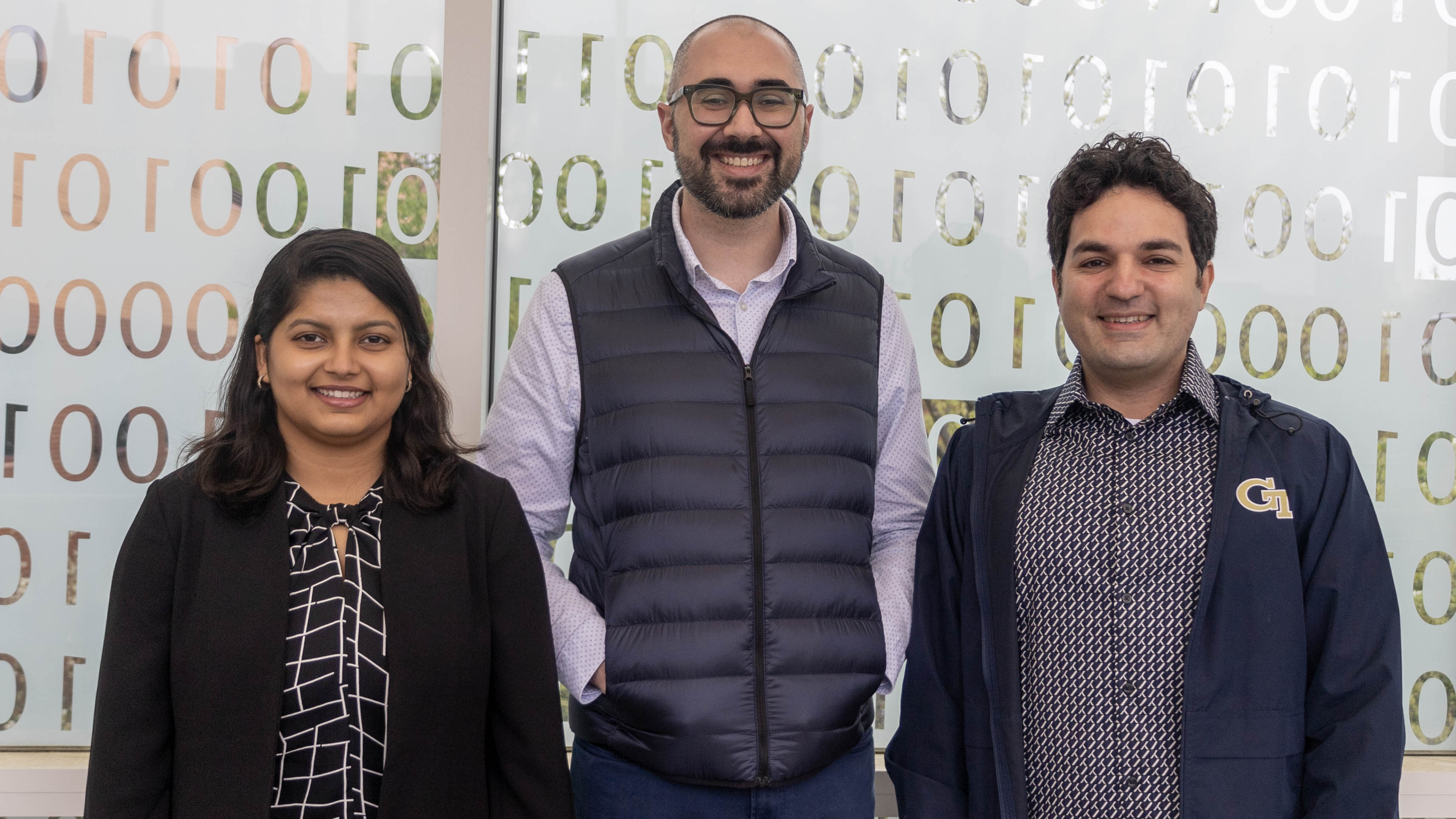 Project leads Nimisha Roy, Rodrigo Boreles Valente, and Mahdi Roozbahani will incorporate sustainability concepts in computer science curriculum. 