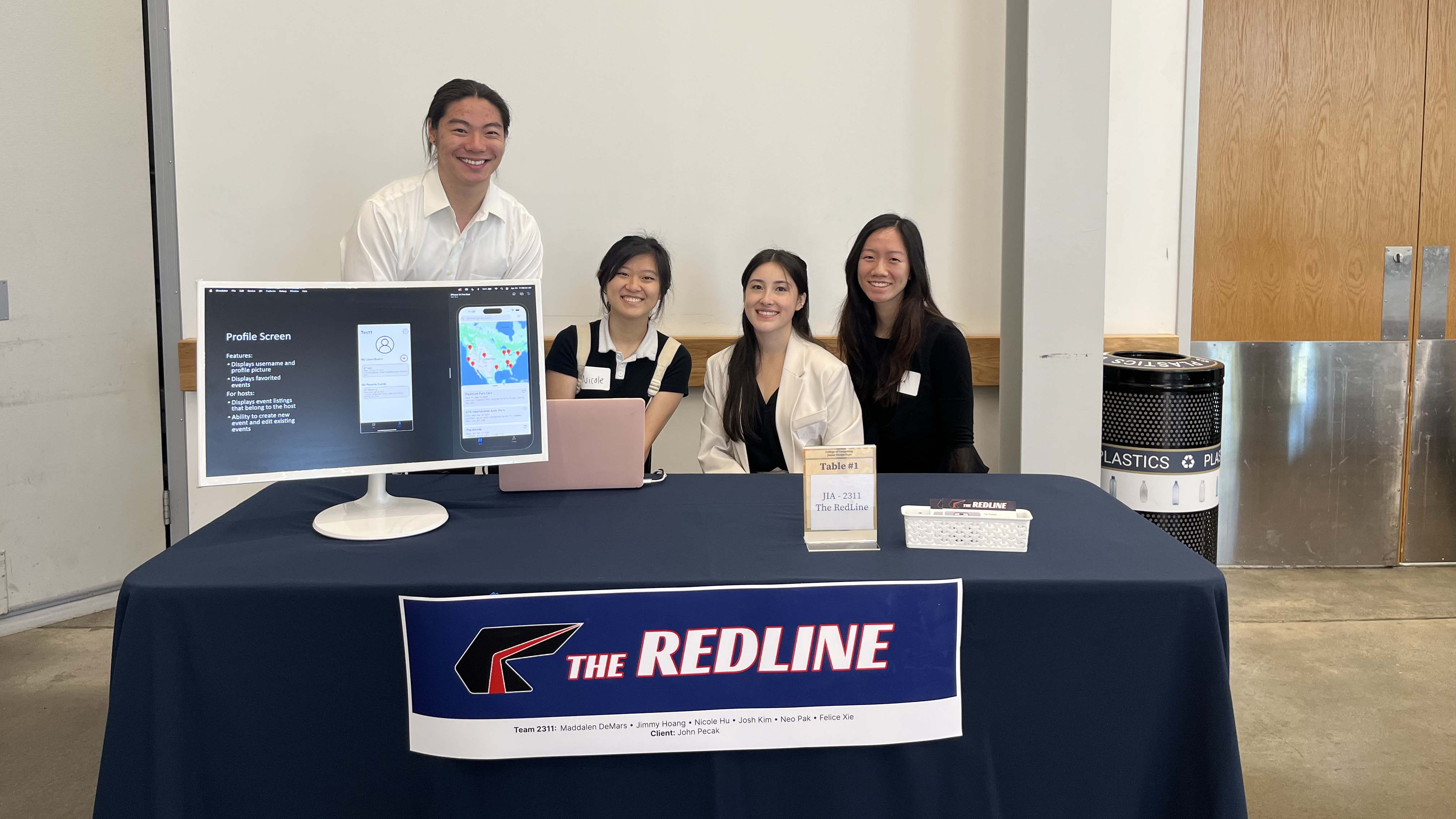 The RedLine group won third place at the Computer Science Junior Design Capstone Expo. 