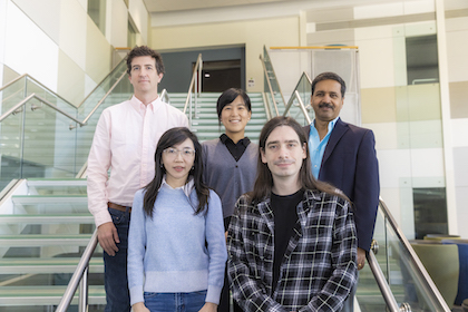 New faculty with Chair Vivek Sarkar.