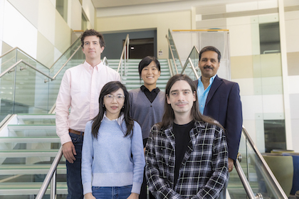 New faculty with Chair Vivek Sarkar.