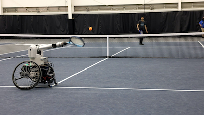 ESTHER, a tennis playing robot fromGeorgia Tech