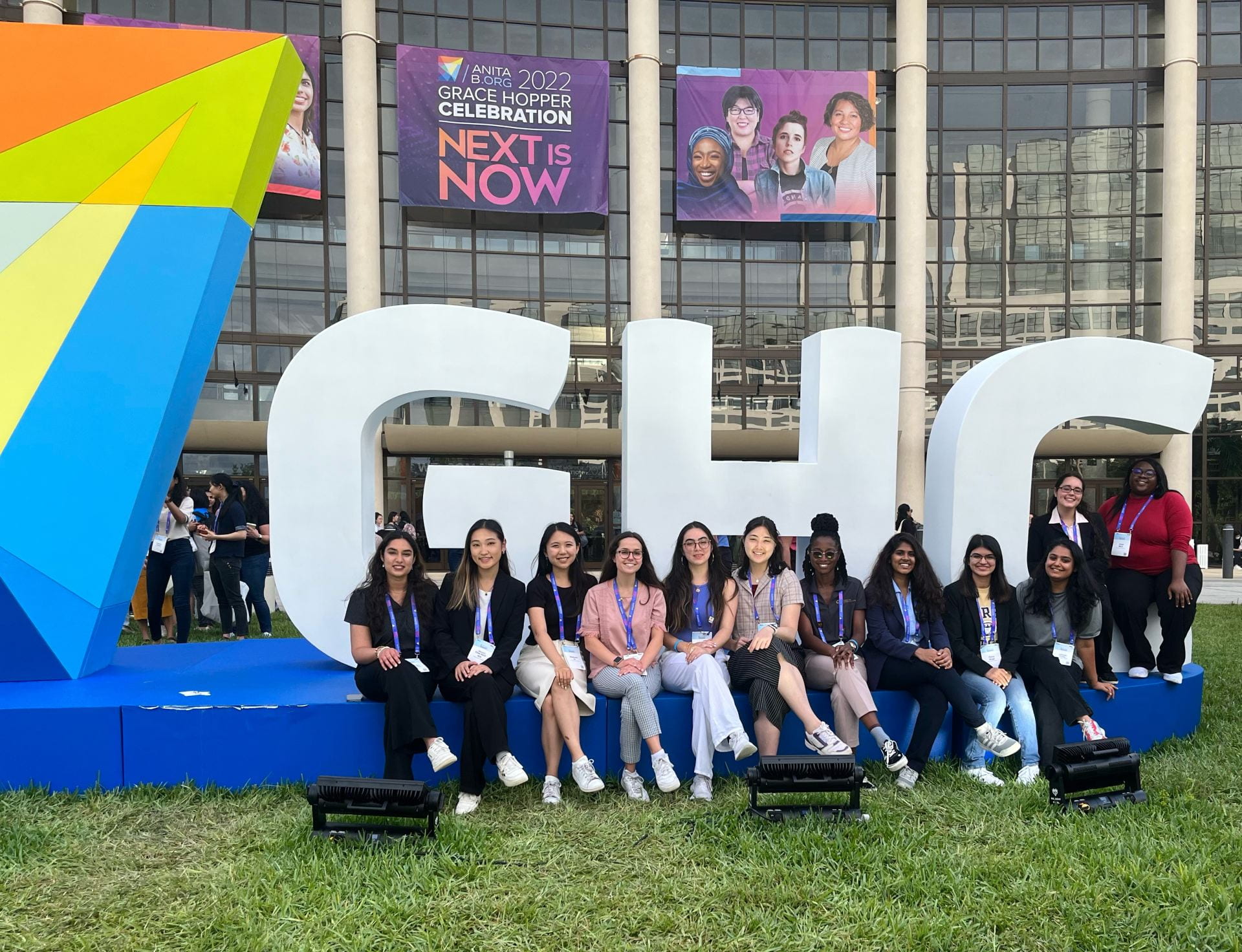 Students attend the Grace Hopper conference. Photos by Charde Brown/ College of Computing