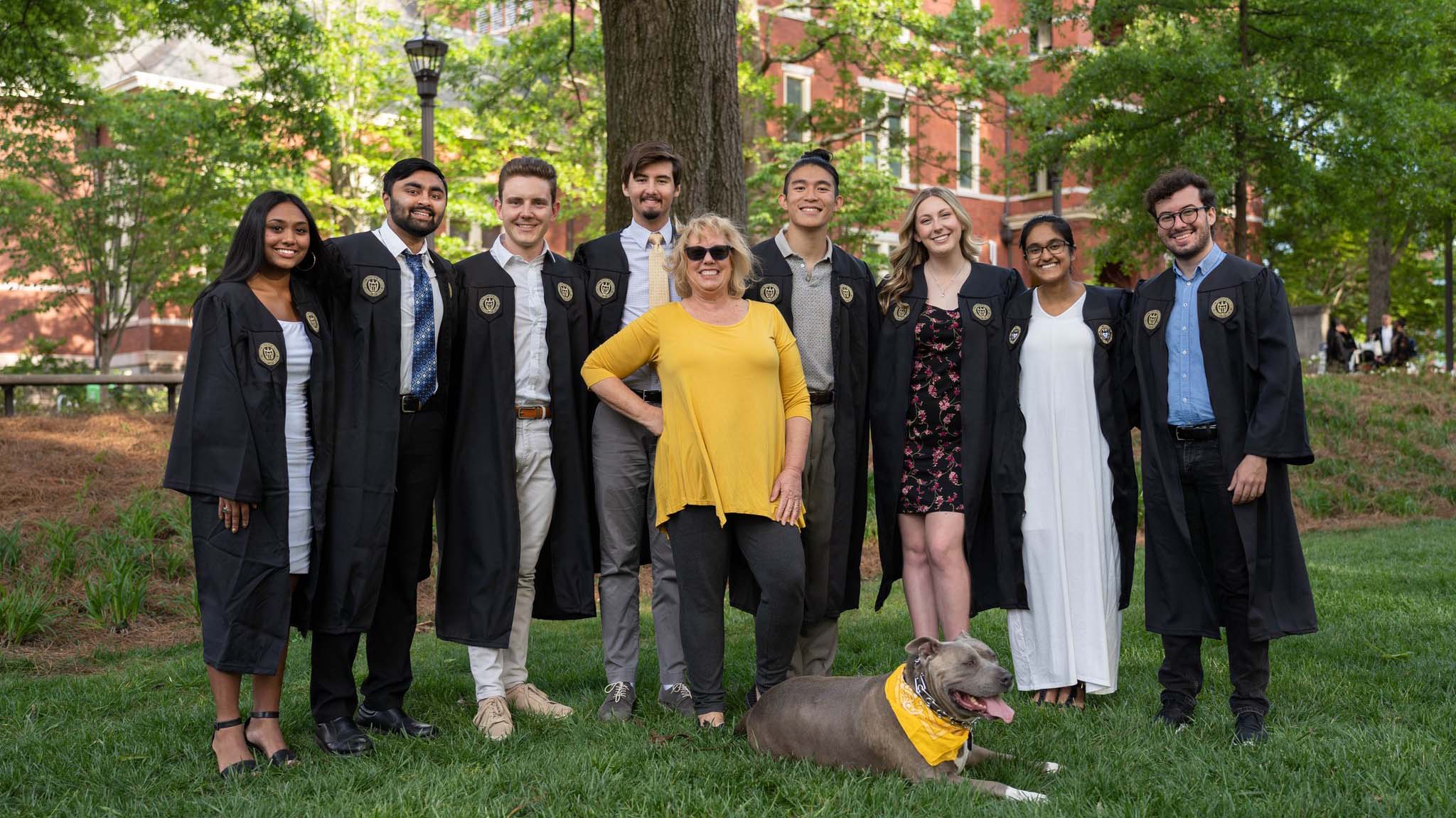 Mary with TA grads