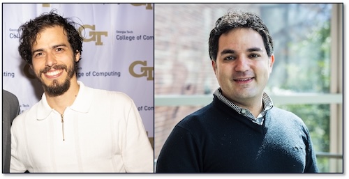 College of Computing Senior Lecturers Max Mahdi Roozbahani and Gerandy Brito. Photos by Kevin Beasley/College of Computing