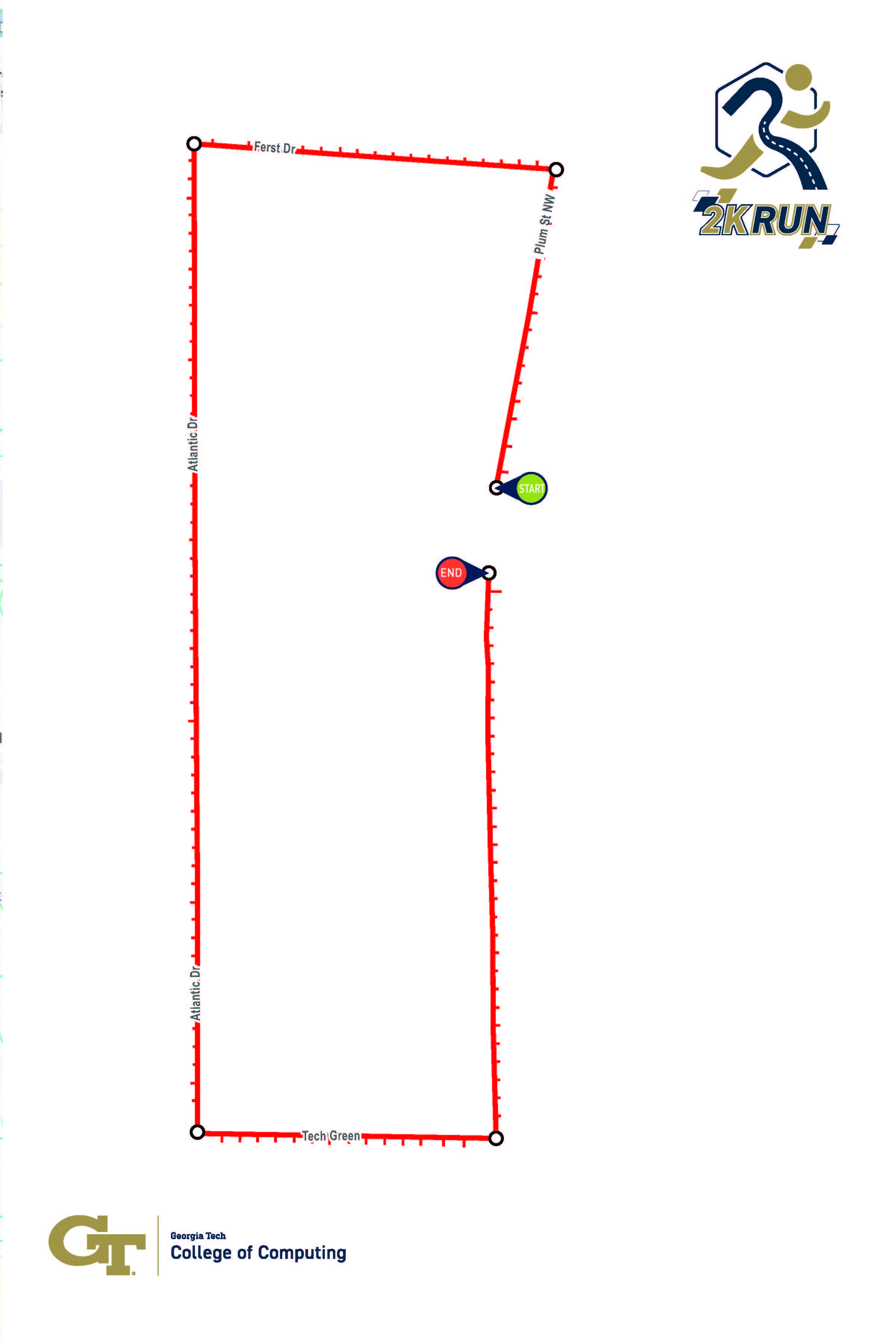 College of Computing 2025 2K Route Map
