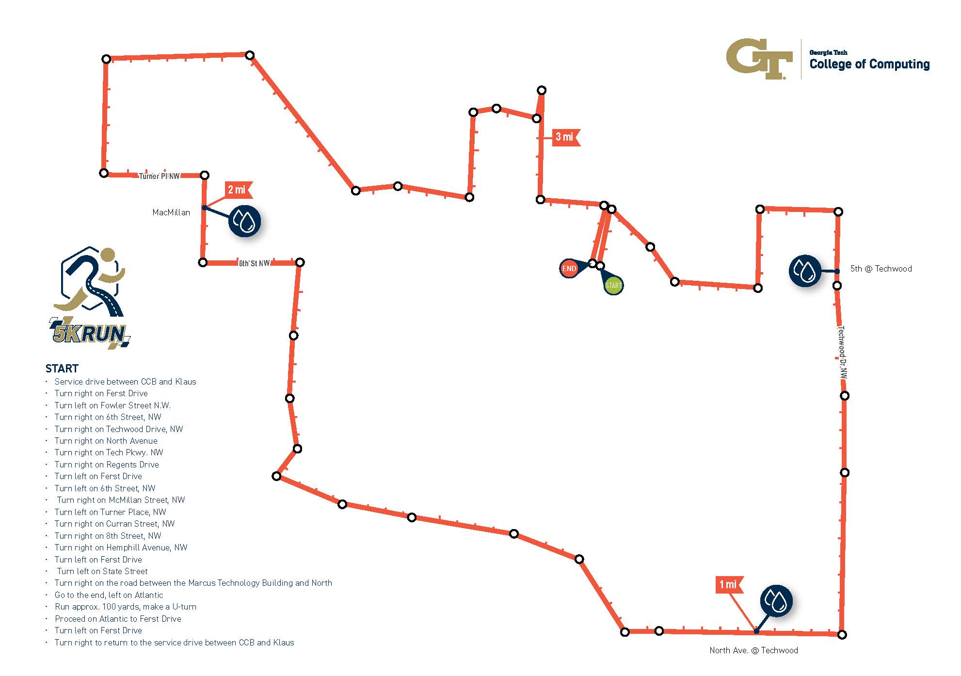 5K Route Map