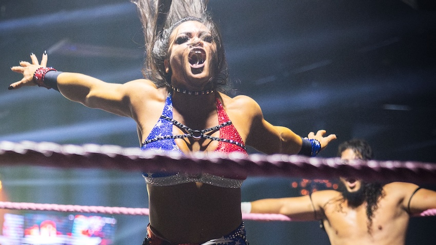 Indie wrestling action photo by Kevin Beasley