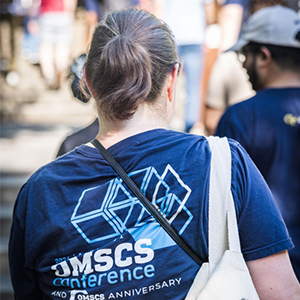 Student in OMSCS T-shirt