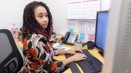 College of Computing staff member Tiffany Ntuli 
