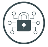 Cybersecurity thread icon
