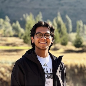 Yamil Quispe Silva, a senior studying computer science at Georgia Tech