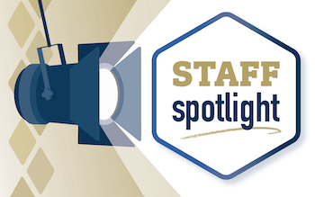 GT Computing staff spotlight graphic