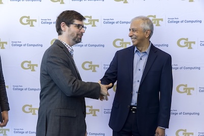 GT Compuitng Professor Mark Riedl and Alumnus Githesh Ramamurthy
