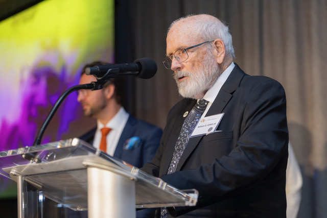 GT Computing Legend Bill Leahy at Hall of Fame Event