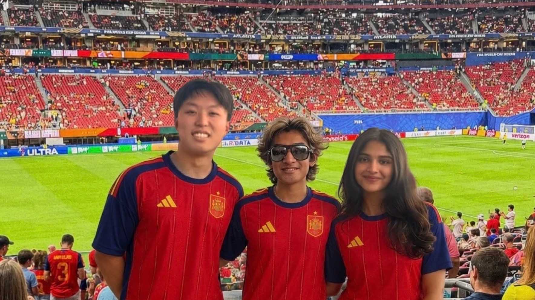 DoorTix founders, fans of live events themselves, attend a World Cup game. Photo By Arayna Saxena.