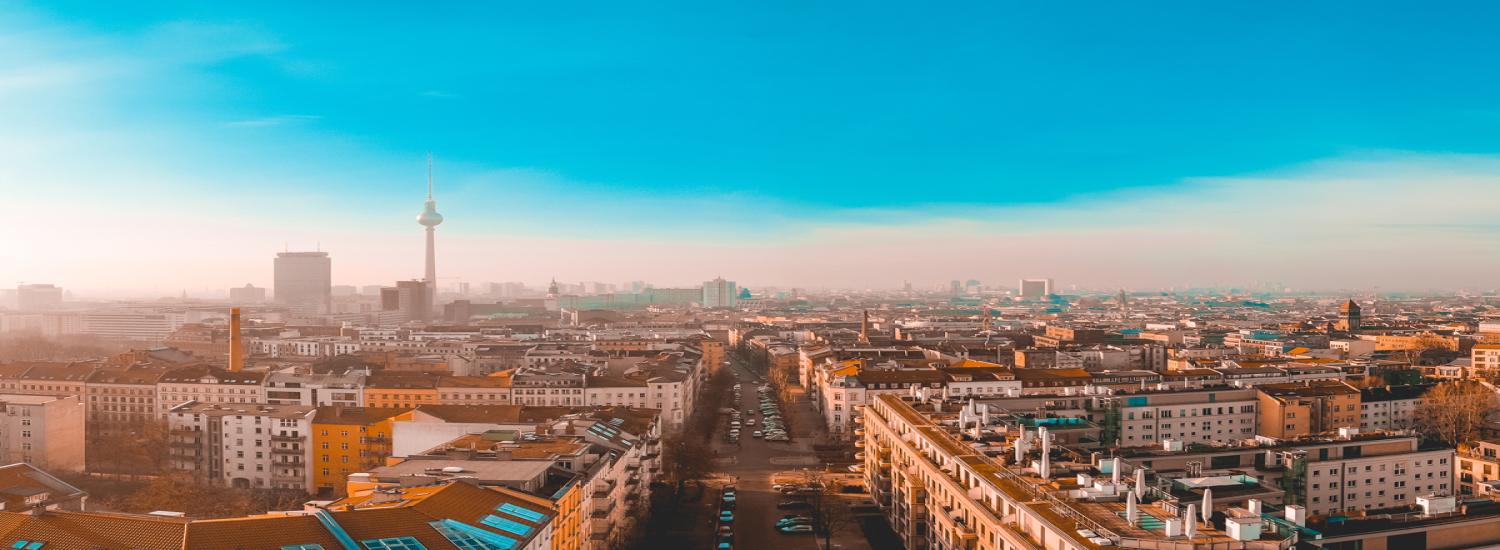 Aerial view of Berlin