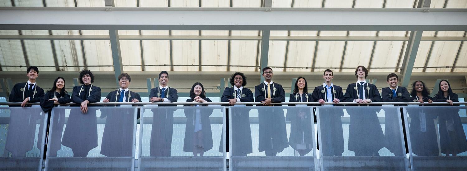 New graduates on the Binary Bridge