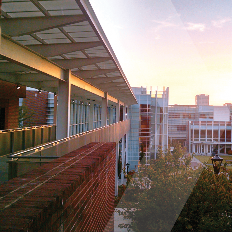 An outside view of the Klaus Binary Bridge