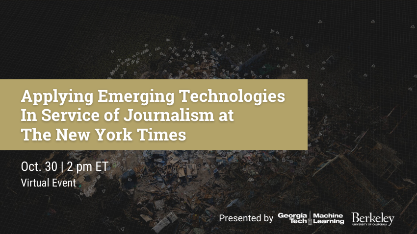 Applying Emerging Technologies In Service of Journalism at The New York Times