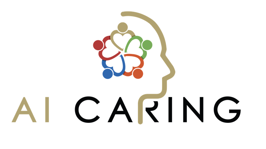 Logo for AI-CARING, a new NSF-funded AI Institute at Georgia Tech that will develop AI systems that support aging adults.
