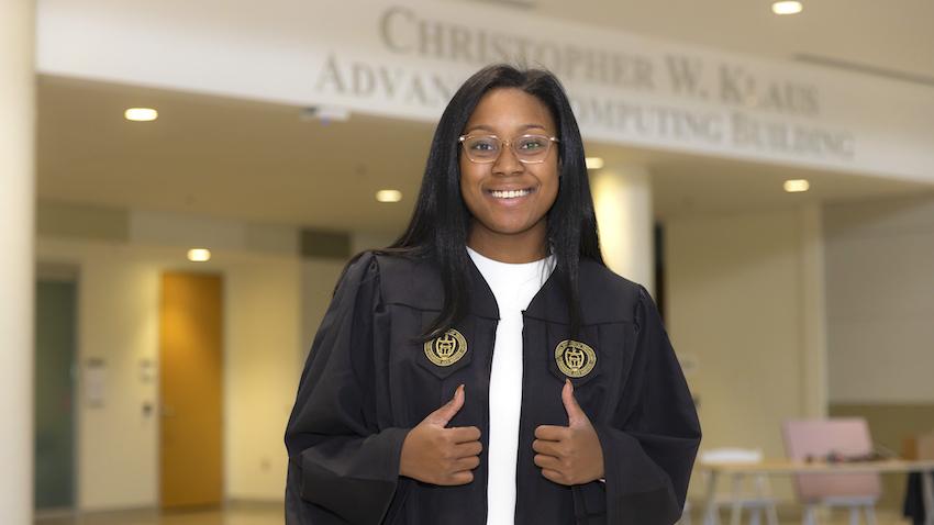 Antonia Nunley, recent Georgia Tech Computer Science Alumna