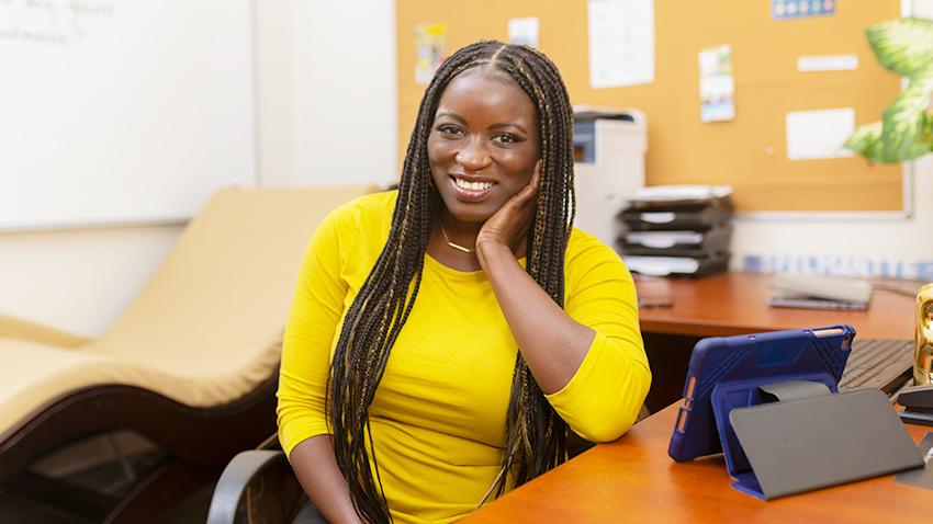 Rabi’ah Jamar is the resident mental health counselor at Georgia Tech's College of Computing