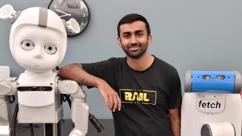 Linkedin pic of Georgia Tech Robotics Ph.D. Student Kartik Ramachandruni 