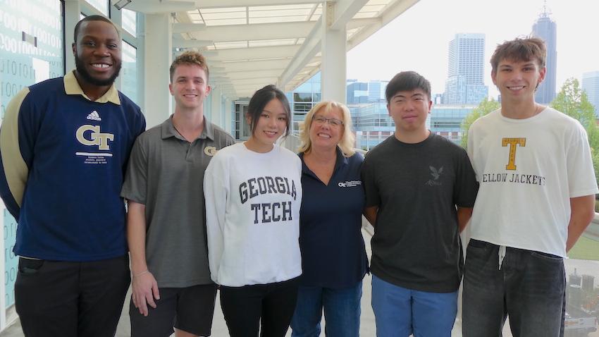 Inaugural Squarepoint scholars at Georgia Tech's College of Computing
