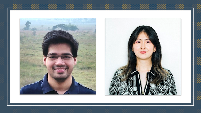composite image of two Georgia Tech PhD students Gaurav Verma and Yuxi Wu
