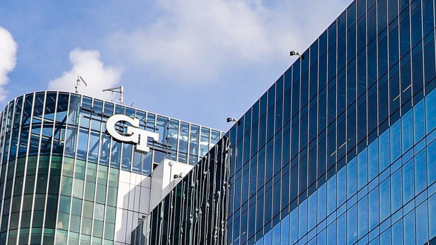 The Coda Building, home of the School of Cybersecurity and Privacy