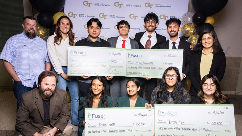Winning teams from the 2026 Klaus Startup Challenge