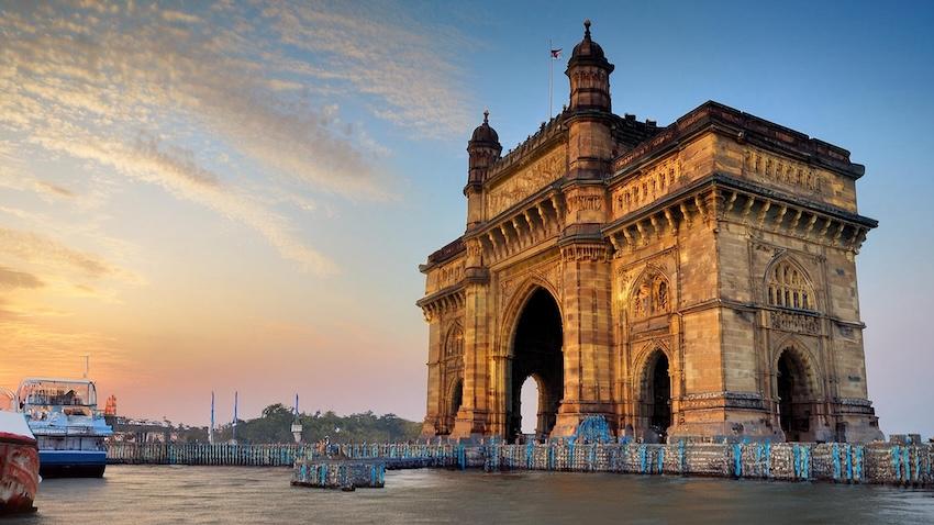sunset picture of Mumbai