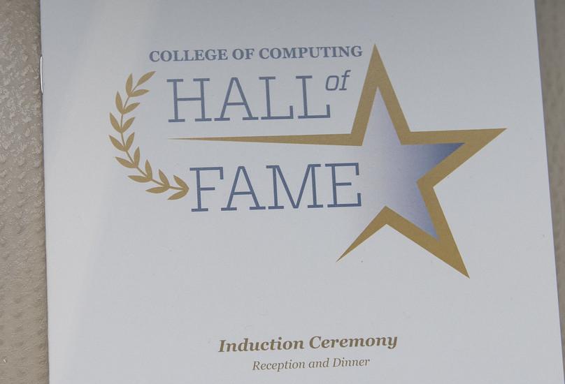 Georgia Tech College of Computing Hall of Fame Ceremony Program
