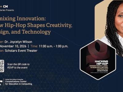 CTRL+CM Speaker Series event graphic-hiphop-creativity-design-technology-remixing-Innovation
