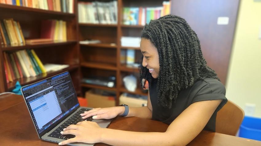 Georgia Tech computer science major Joni Isbell