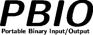 Portable Binary Input/Output
