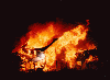 [IMAGE: House on fire]