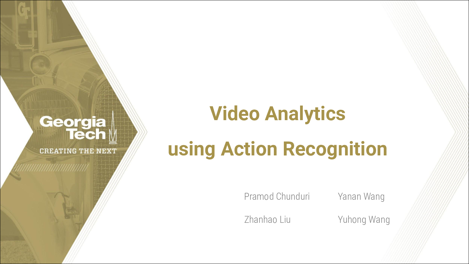 [PRESENTATION]  Video Analytics using Action Recognition